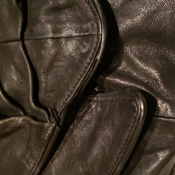 Charles David Designer Vintage Black Leather Hobo Shoulder Bag Handbag XL Used - Picture 6 of 17